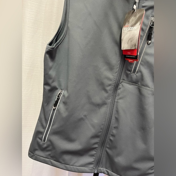 33,000ft Men's Windproof Lightweight Golf Vest Softshell Jacket | size Medium - Picture 3 of 5